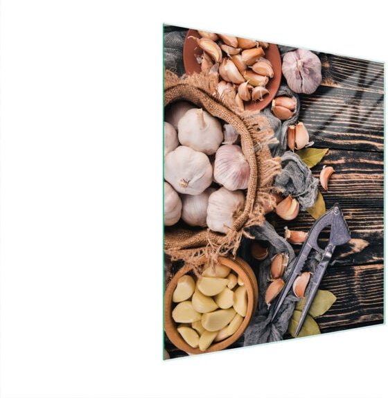 Glasschneidebrett 45x52 Lebensmittel