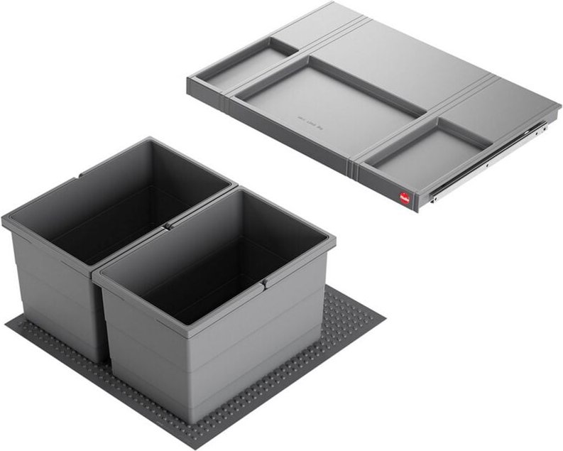 Thumbnail - Hailo - Allegro System, Mülleimer Einbau 60cm Schublade, Frontauszug