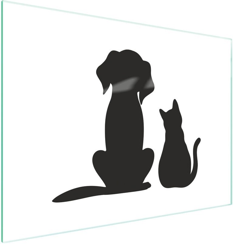 Glasschneidebrett 40x30 Tiere