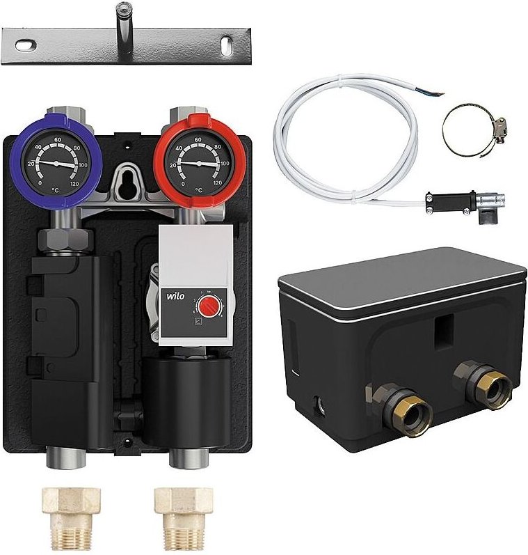 Heizkreispaket bopa HKW04 1 ungemischter Heizkreis, hydr. Weiche - Bosch