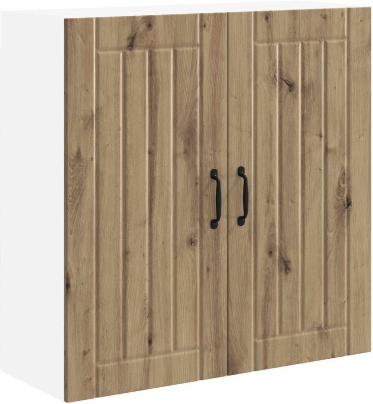 Thumbnail - Küchenhängeschrank Artisan-Eiche 80 x 31 x 80 cm Holzwerkstoff vidaXL