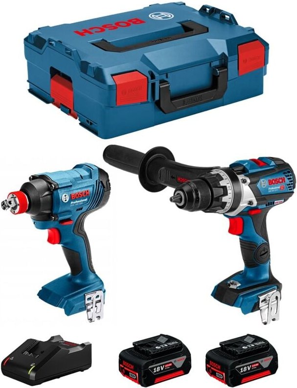 Thumbnail - Bosch - Kit BK219 (gdx 18V-180 + gsr 18V-110 c + 2 x 4,0 Ah + GAL18V-40 + L-Boxx 136)