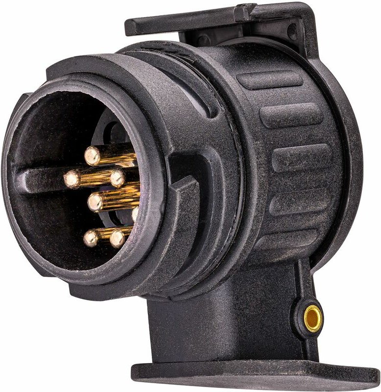 PKW Anhänger Anhängerzubehör Adapter kurz Miniadapter 13 auf 7 polig 50 mm