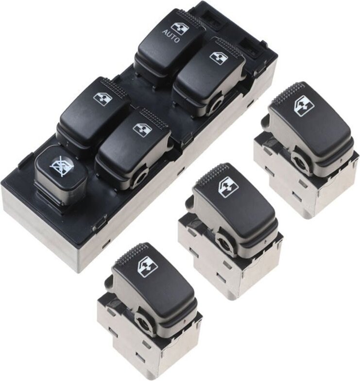 Tlily - 14-poliger Fensterheberschalter für Linkslenker, für Matrix 2003–2010, 2006–2011, 93570-1C110, 93580-1C000WK