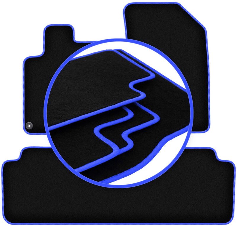 CARLUX-BLUE Autofußmatten für: Citroen C5 I Kombi, Limousine (2001-2008)