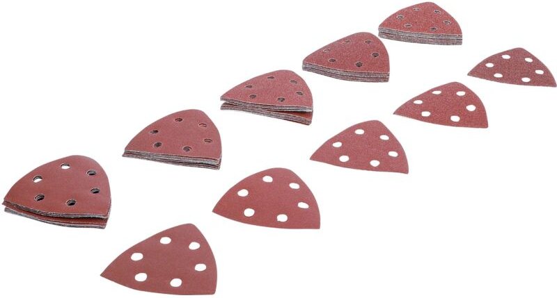 Schleifblatt-Satz für Dreieckschleifer 95 x 95 mm k 40 - 180 50-tlg.