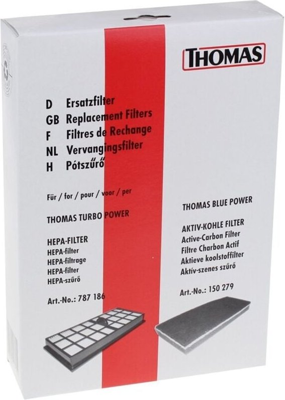 Ersatzteil - Schachtel mit 5 Beuteln + 1 Filter - Thomas