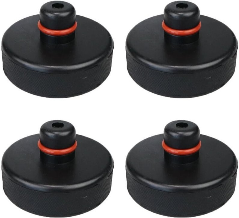 Pad für Tesla, Pad-Teile kompatibel mit Tesla Model 3/S/X/Y, Jack Lift Pad kompatibel mit Bett (4 Stück), Hebekeil, Fahr...