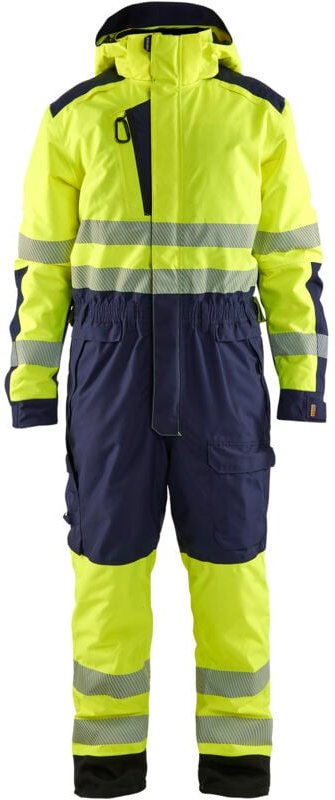Arbeitsanzug Winter Hochsichtbarkeit 6725 - Gelb/Navy XL