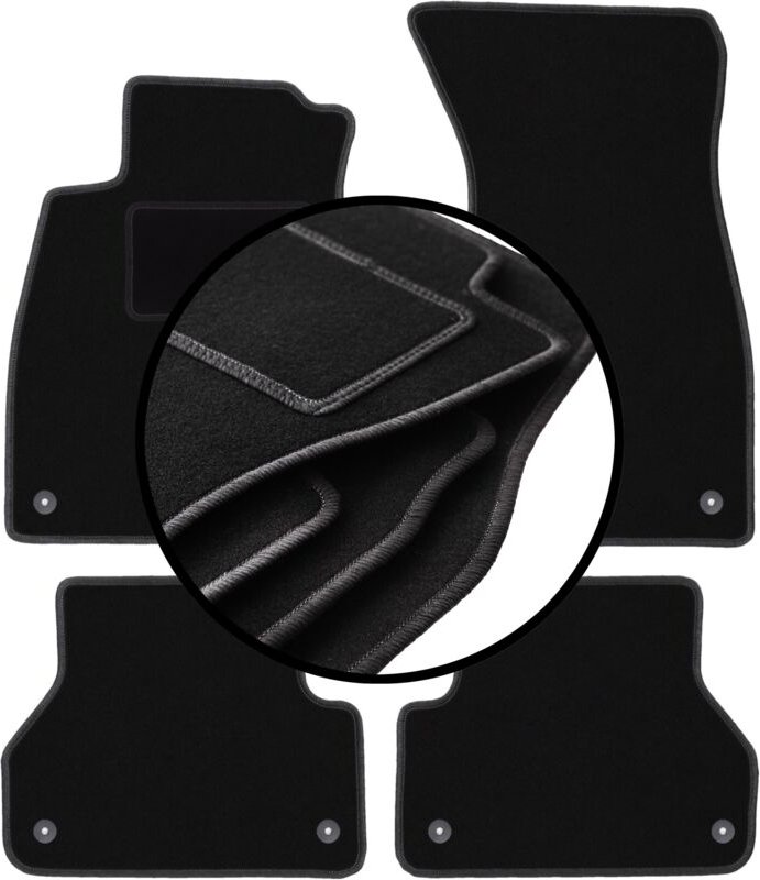 Komplettset Veloursmatten für: Audi A5 5FA Sportback (2017-)
