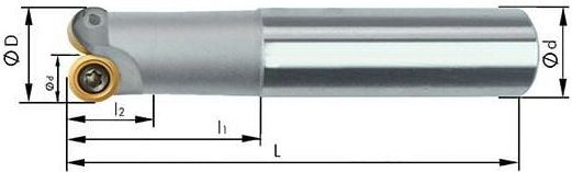 Kopierfräser zylindrisch D20mm Z2 160mm lang für RD.1003 Format