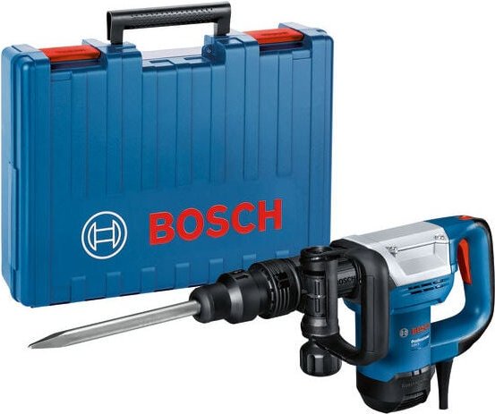 Bosch Schlaghammer gsh 5, SDS-max, incl. Spitzmeißel, Zubehör, Handwerkerkoffer