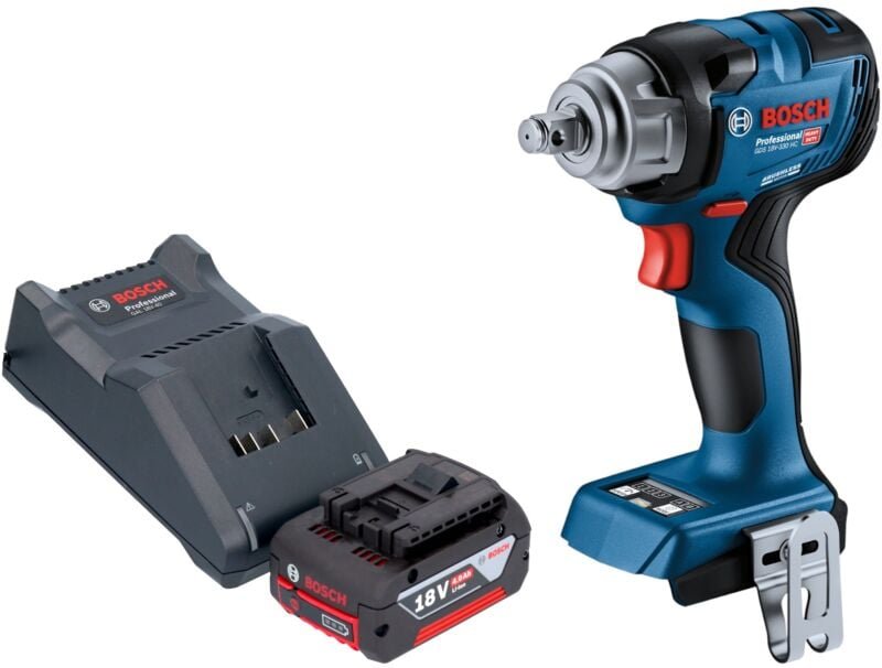 Bosch GDS 18V-330 HC Professional Akku Schlagschrauber 18 V 330 Nm 1/2" Brushless + 1x Akku 4,0 Ah + Ladegerät