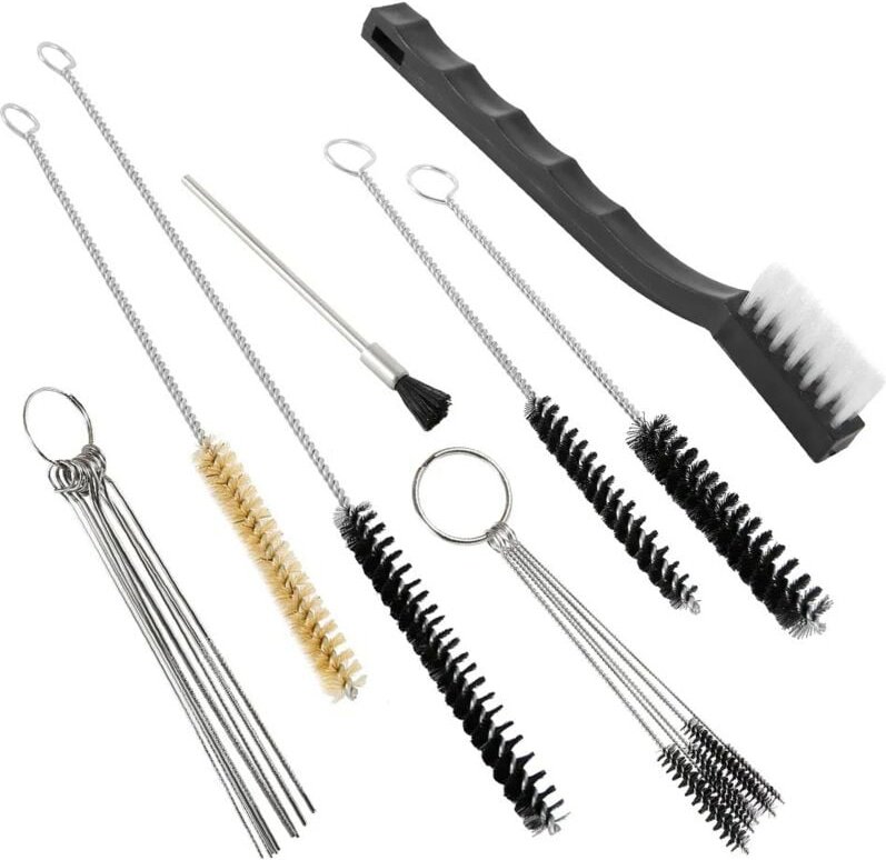 Auto-Airbrush-Reinigung, Airbrush-Reinigungsset, Pistolenbürsten, Airbrush-Reinigungsset, geeignet zum Entfernen von Sch...
