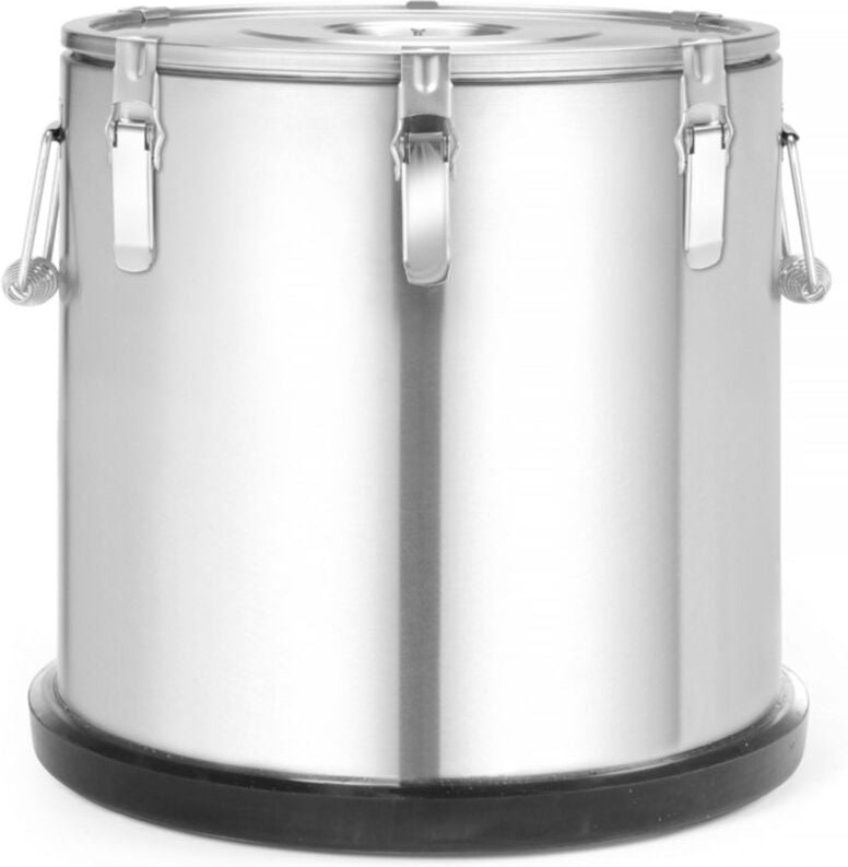 Thermos Catering Thermobehälter zum Transport von Speisen aus Edelstahl 20 l - Hendi 707494