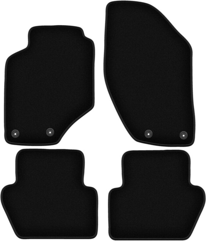 BASIC schwarze Veloursmatten für: Volvo V70 I Kombi (1996-2000)