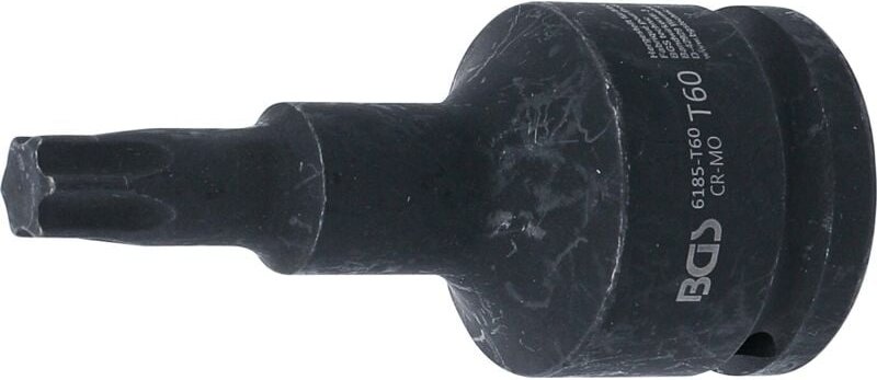 Kraft-Bit-Einsatz Länge 100 mm Antrieb Innenvierkant 20 mm (3/4") T-Profil (für Torx) T60