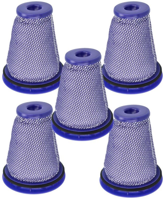 vhbw 5x Vormotorfilter kompatibel mit Dyson Big Ball Parquet 2, Plus, Pro, Stubborn Staubsauger - Motorschutzfilter, Abw...
