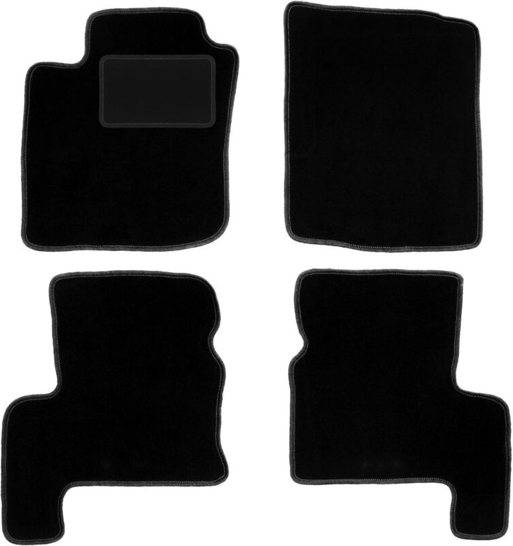Schwarze Veloursmatten für: Suzuki Grand Vitara XL7 SUV (2002-2005)