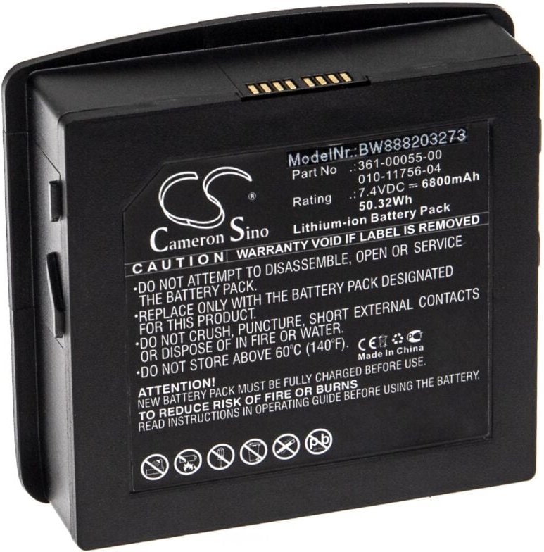 Vhbw - Akku kompatibel mit Garmin Aera 795, 796 gps Navigation Navi (6800mAh, 7,4V, Li-Ion)