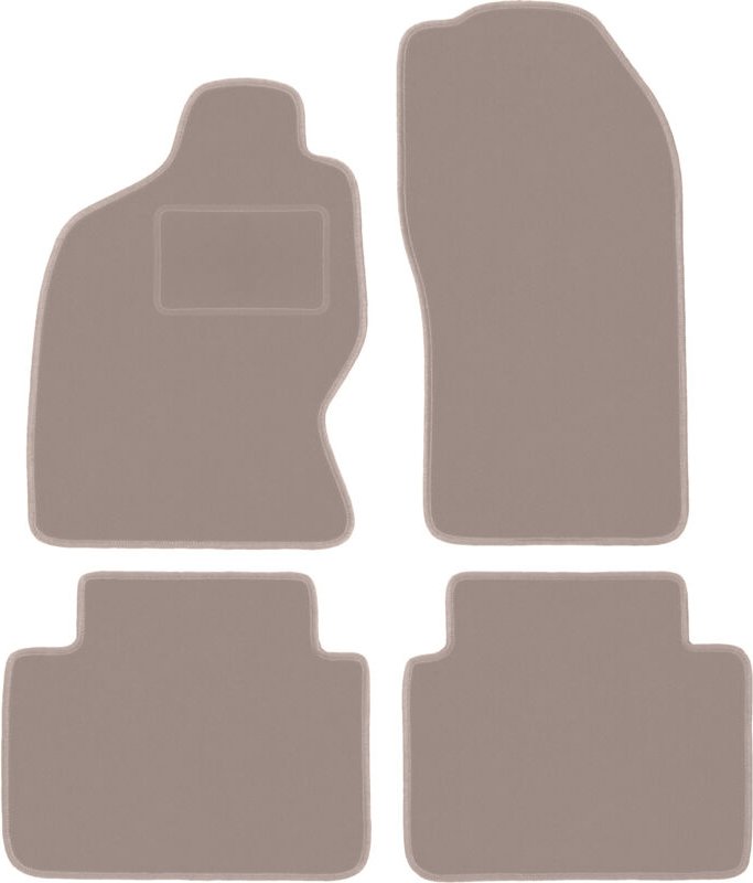 Beige Veloursmatten für: Nissan Terrano II 0 (1993-2005)