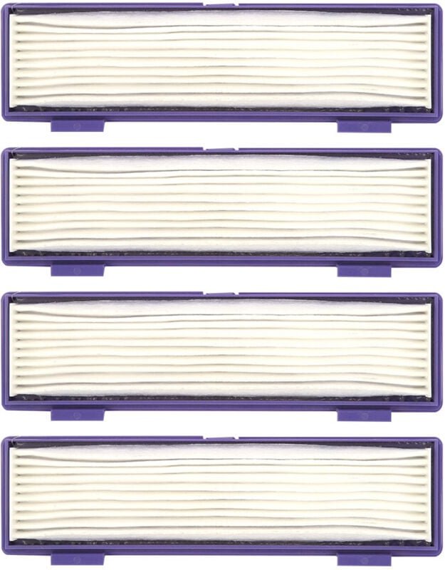 4-teiliges Staubsaugerfilter-Set, praktisches Ersatzteil passend für Neato 70E 75 80 85 D75 D80 D85 D3 D5 D7