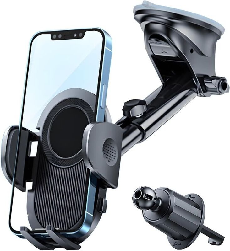 Auto-Handyhalterung, 360° drehbar, Armaturenbrett-Auto-Handyhalterung, universelle Smartphone-Handyhalterung, multifunkt...