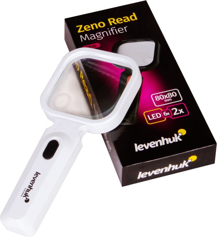Lupe Levenhuk Zeno Read ZR10 Weiß