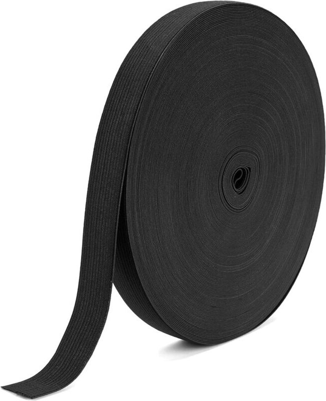 40M Nähen-Gummiband, elastisches Gürtelband 2 cm breit, flaches Gummiband, breites elastisches Nähgummi zum Nähen, zum N...