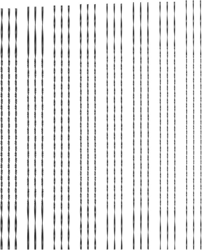 10er-Pack Dekupiersägeblätter mit Spiralzähnen für Metall, Holz, Kunststoff, Sägen, Holzschneiden, Schmuckherstellung, M...