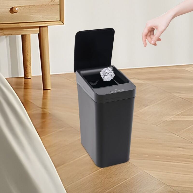 23,5 x 15,8 x 32 cm Intelligenter Sensor-Abfalleimer Sensor-Abfalleimer 12 l, automatischer elektrischer Abfalleimer mit...