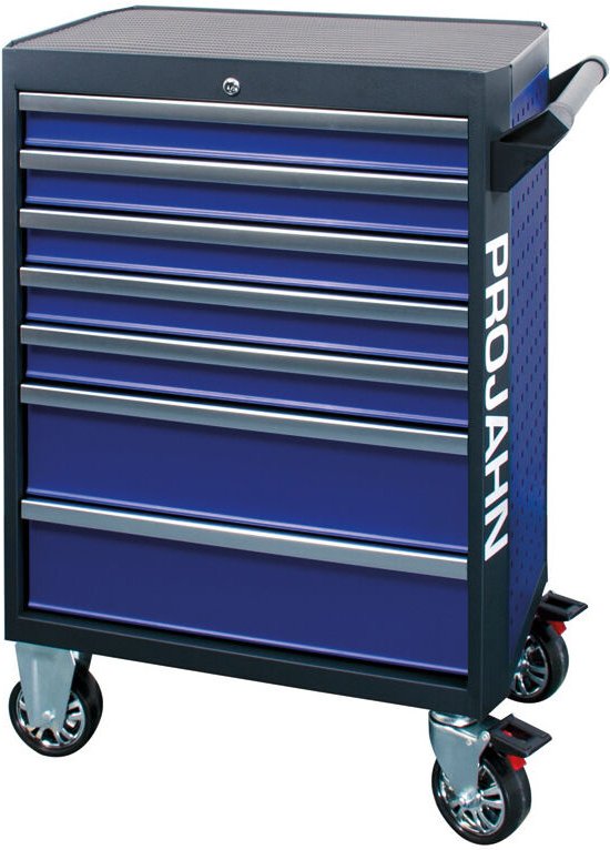 Projahn - Bestückter Werkstattwagen galaxy Blau/Anthrazit, 320tlg, PR5501-541