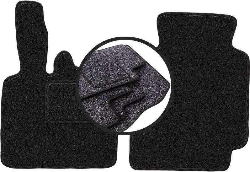 ANTHRA Auto-Fußmatten für: Smart ForTwo I Fließheck (1998-2007)