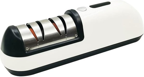 Thumbnail - Alovez - Küchenmesserschärfer 2 in 1 Elektrischer Messerschärfer, Zweistufiger Schärfer, Küchenwerkzeuge zur Reparatur