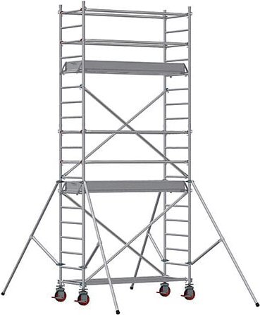 Rollgerüst 2 Gerüstdielen - Max.Arbeitshöhe 5.90m - 7120040