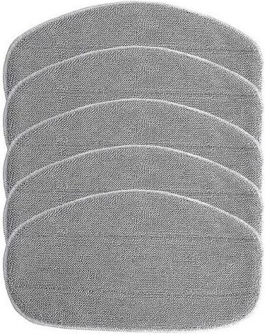 Ersatzpads für Leifheit Cleantenso Dampfreiniger – Dampfwischpad für gründliche Reinigung, 5x Ersatz-Mikrofaserpad