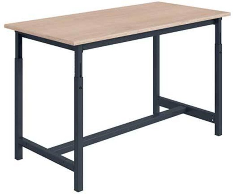 Werkbank für Werkstätten Höhenverstellbar - 1500x750x764/1044mm - Blau RAL5015 - W010020257-BI