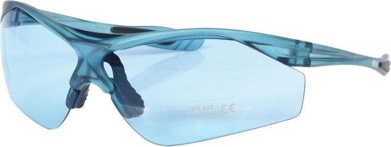 Bequeme Schutzbrille mit blauer Tönung