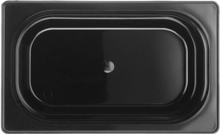 Hendi - Gastronorm-Behälter 1/4, Profi Line, gn 1/4, 4L, Schwarz, 265x162x(H)150mm