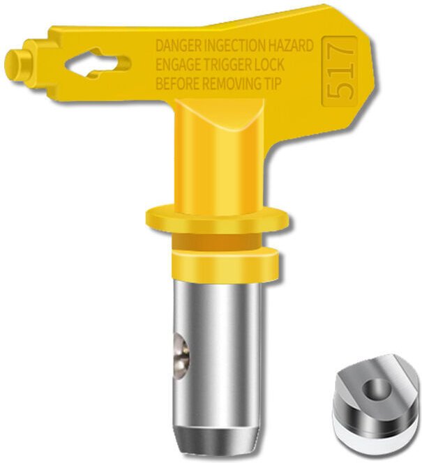 Alovez - Airless-Düse Hochdruck- und hitzebeständige Airless-Pistolendüse, 6er-Set, Airless-Düsendichtungen, kompatibel ...
