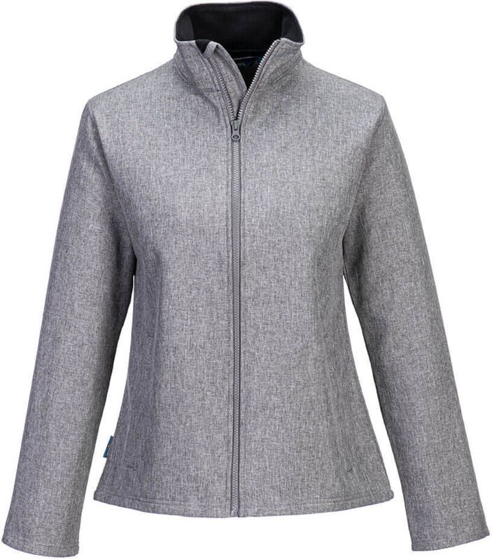 Softshell-Jacke Print & Promo Grau Meliert L