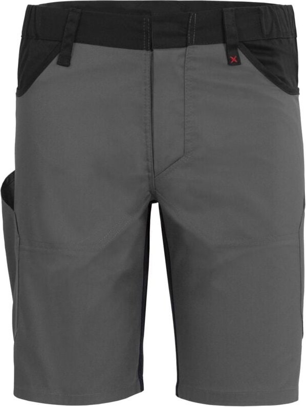 Qualitex Shorts X-Serie, Größe: 50, Farbe: grau/schwarz