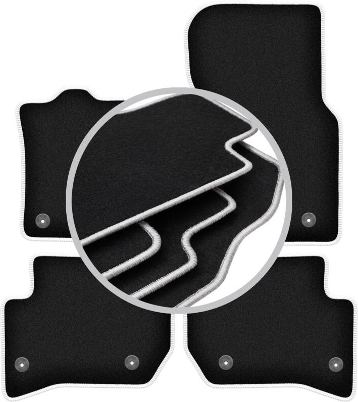 CARLUX-SILVER Autofußmatten für: Land Rover Velar SUV (2017-)