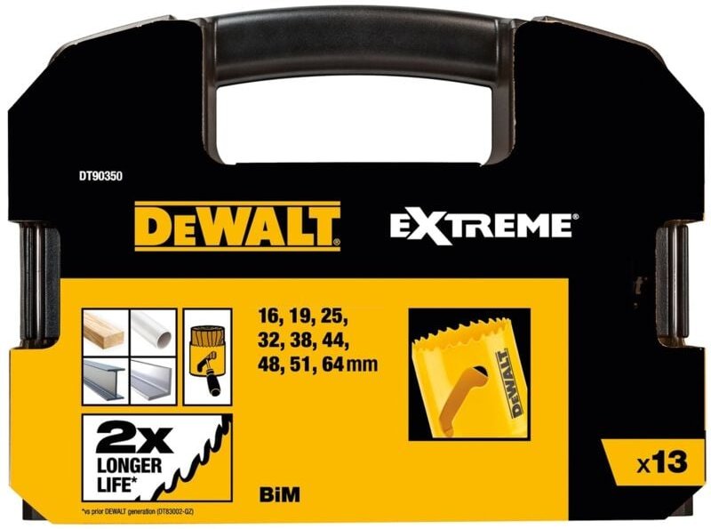 DeWalt Lochsägen-Set BIM Universal, 13-tlg.