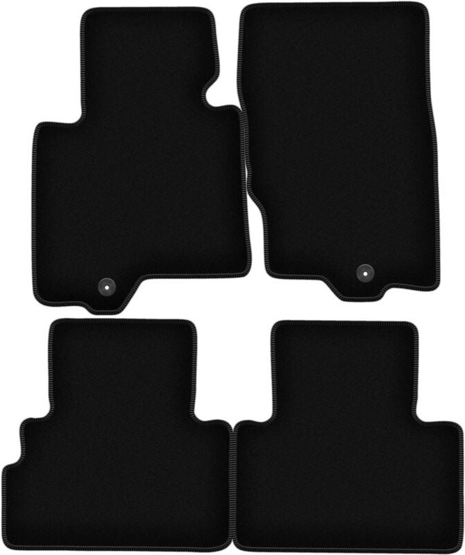BASIC schwarze Veloursmatten für: Infiniti FX II SUV (2008-2017)