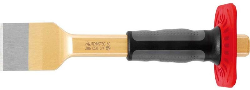 Rennsteig - Fugenmei¤el Mei¤el Handschutz 250x60 mm Spezialstahl komplett gehrtet