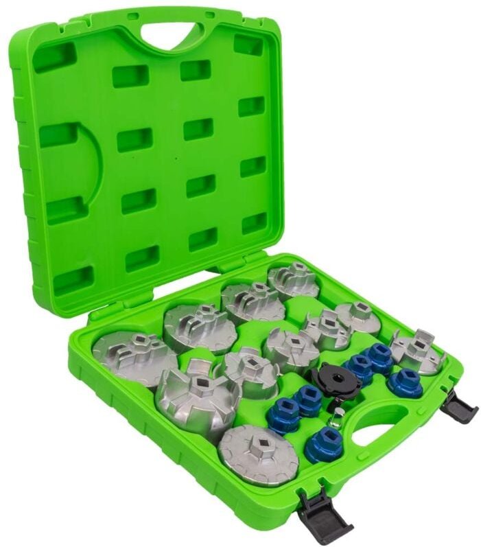 JBM - lfilterabzieher set / 19-TEILIG aus aluminium 54068