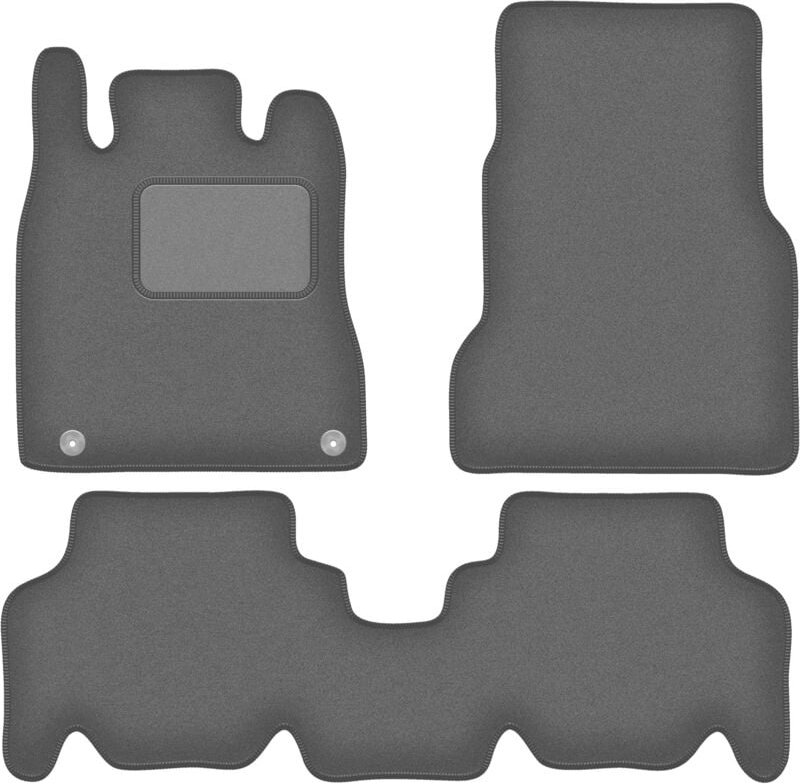 Graphit-Fußmatten für: Mercedes W168 mit Fließheck-Pfote (1997-2004)