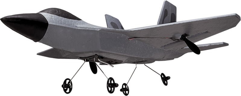 Mophorn RC-Flugzeug – 2,4 GHz, 2 Kanäle, 6-Achsen-Gyro, 2 Batterien, F-22 Fighter RC-Segelflugzeug, einfaches Fliegen fü...