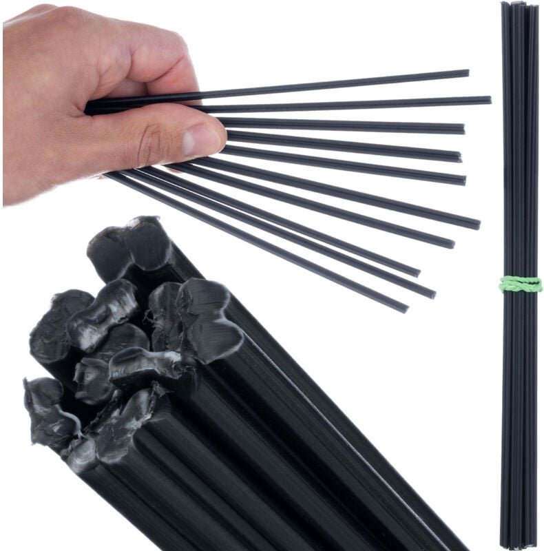 Bindemittel zum Schweißen von Kunststoff PP Schwarz 10 Stück 20 cm